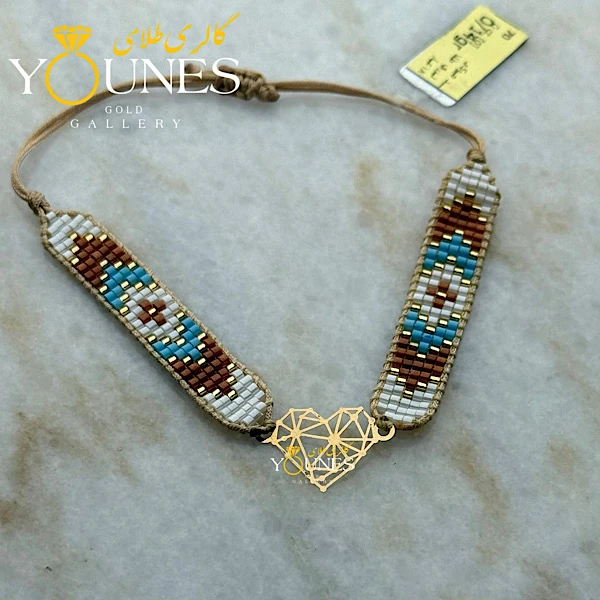 دستبند بند میوکی قلب اوریگامی طلا